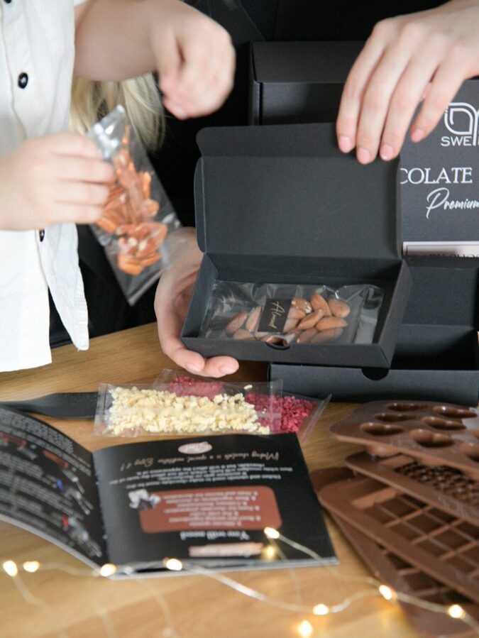 Премиальный комплект для приготовления сливочного шоколада на кешью орехах