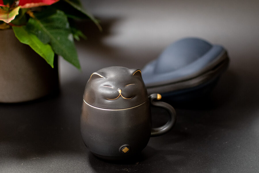 Tea mug cup set "Tea Cat"